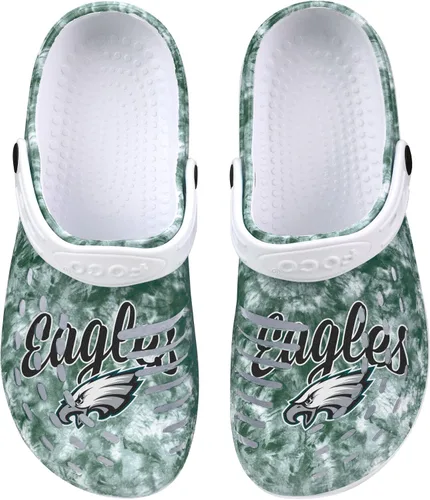 Vista 13 de FOCO NFL Womens NFL Team Logo Cloudie Garden Water Sandals Shoes Slipper Clogs with Strap