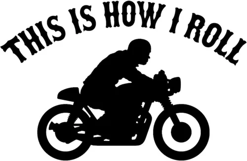 Vista 3 de CafePress This Is How I Roll Cafe Racer Taza grande de cerámica de 15 oz (15.0 fl oz)
