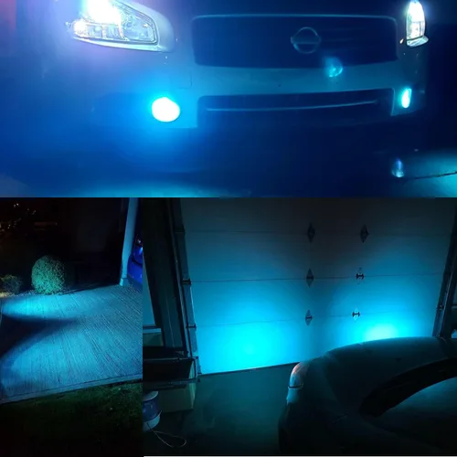 Vista 6 de Alla Lighting - Bombillas LED H8 H11, reemplazo para luces antiniebla o lámparas DRL, 8000K azul hielo 12V, H11LL, H8LL, H16, para automóviles
