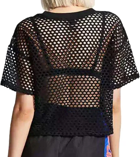 Vista 3 de CLOZ - Camiseta de malla para mujer
