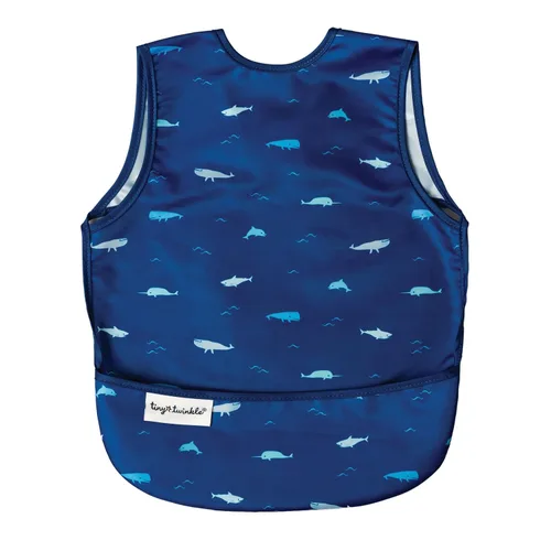Vista 17 de Tiny Twinkle Babero a prueba de desorden para niños Babero impermeable para comer Delantal de bebé para alimentar, lavable a máquina, regalo