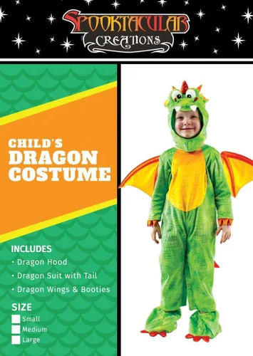 Vista 6 de Spooktacular Creations - Disfraz de dragón de lujo con juguetes para juegos de rol para niños