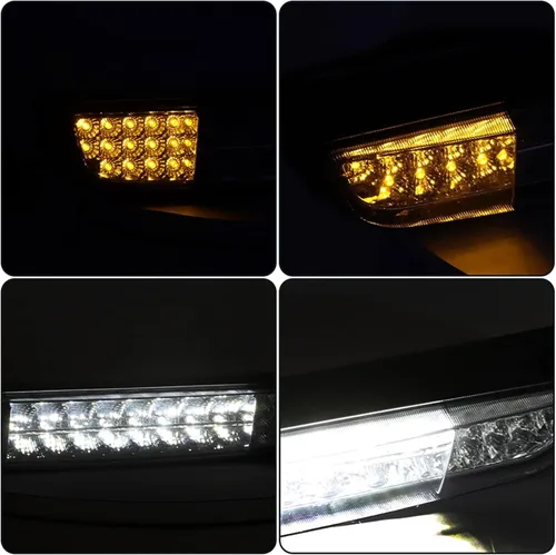 Vista 6 de Barra de Luz de Faro Delantero Tira de Luz de Repuesto para Carritos de Golf EZGO TXT 1996-2013 a Gas y Eléctricos