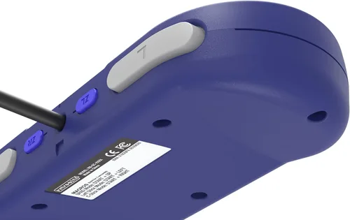 Vista 7 de Retro-Bit Legacy GC - Controlador con cable - para Gamecube y Wii - índigo