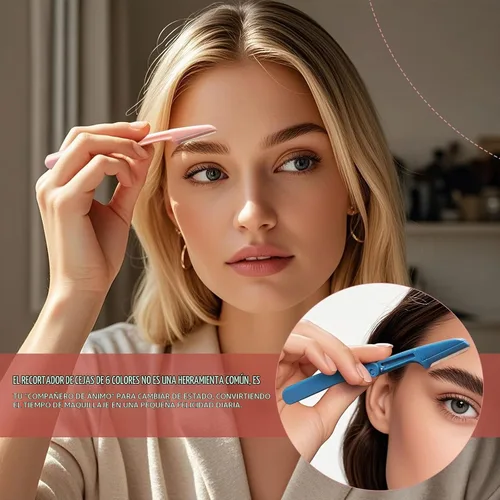 Vista 6 de SWEET VIEW - Kit de maquinilla de afeitar Dermaplan de 48 piezas para mujer cara y cejas