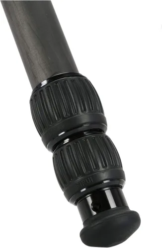 Vista 6 de Sirui Trípode profesional de fibra de carbono de 3 secciones de la serie SR-3203 SR, capacidad de 55 lb