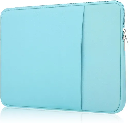 Vista 7 de Funda acolchada para computadora portátil de 13 pulgadas con bolsillo compatible con MacBook Air M4 M3 M2 M1/Pro M3 M2 M1 de 13 pulgadas, color negro