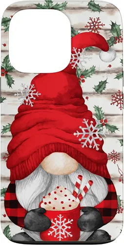 Vista 10 de Cute Christmas Gnome for Women with Hot Cocoa Mug for Xmas Case for iPhone 17