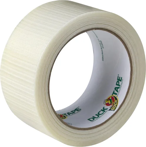Vista 2 de Duck Marca 241414 Cinta adhesiva transparente de un solo rollo, 1.88 pulgadas x 20 yardas, transparente