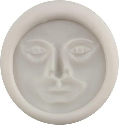 Vista 9 de Sijiangmold Molde de silicona con cara de luna, molde de fondant de cara humana para decoración de pasteles, chocolate, dulces, cupcakes, arcilla