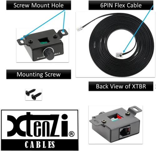 Vista 3 de Xtenzi Amplificador de repuesto para mando a distancia XTBR3 compatible con selectos Powerbass ASABASS