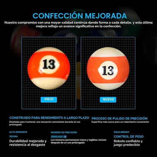 Vista 6 de Empire USA - Juego de bolas de billar para piscina