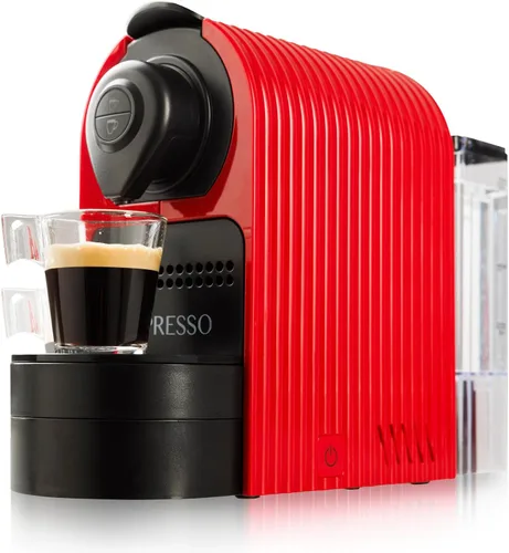 Vista 7 de Mixpresso Cafetera espresso negra – Cafetera compacta de 1400 W de una sola porción compatible con cápsulas Nespresso OriginalLine, operación con un