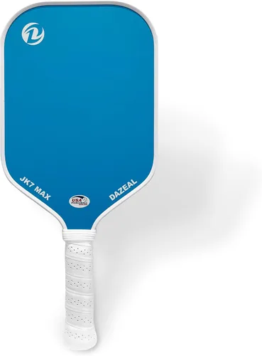 Vista 2 de Paletas de pickleball aprobadas por USAPA (paquete de 2) – Superficie de fibra de vidrio y núcleo de panal de abeja de 0.630 in agarre