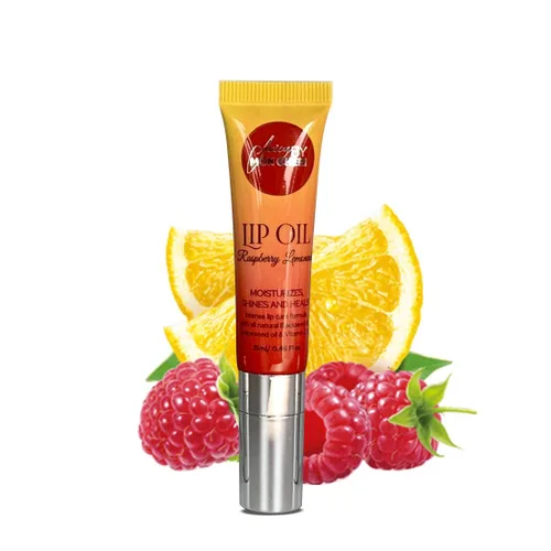 Vista 10 de Aceite labial hecho con aceites Juicy By Mon Cheri de semillas negras, semillas de uva y vitamina E (limonada de bayas)