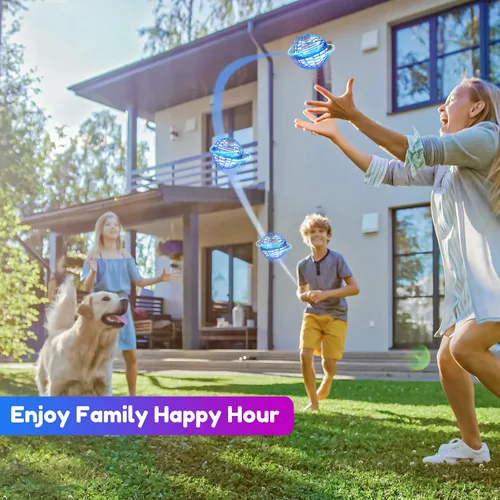 Vista 3 de Fly Orb Hover Ball Pelota Flotante Boomerang Spinner Drone Balls - Juguetes Geniales Regalos para Niños y Niñas de 6-15 Años (Azul) (Azul_01)