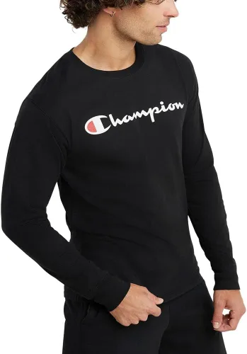 Vista 3 de Champion Camiseta de manga larga para hombre, camiseta clásica para hombre (regular o grande y alto)