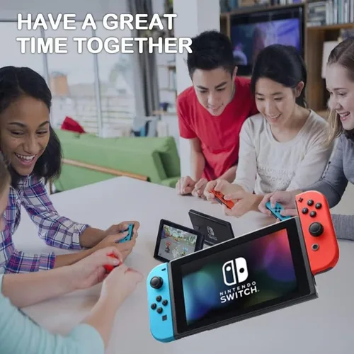 Vista 6 de Reemplazo para controlador Nintendo Switch, Joycon inalámbrico para controladores de interruptor, Joycons para Switch Nintendo con sensor