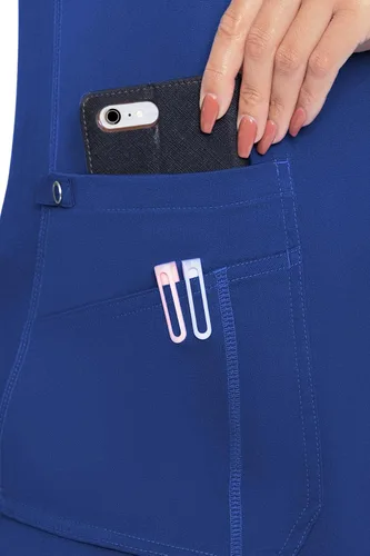 Vista 4 de Med Couture Touch - camisa de uniforme médico con cuello en V para mujer