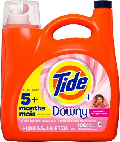 Vista 17 de Tide Detergente Líquido para Ropa, Original, 64 Cargas, 92 Onzas Líquidas
