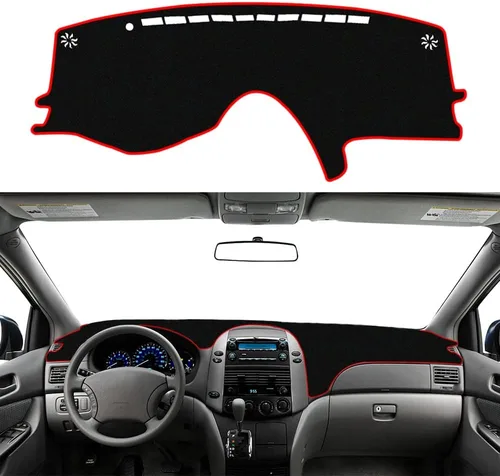 Vista 30 de Cubierta de salpicadero para salpicadero, alfombra personalizada para Toyota RAV4 2013 2014 2015 2016 2017 2018 Accesorios antideslizante protector
