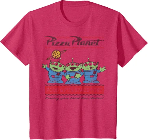 Vista 20 de Disney Pixar Toy Story Pizza Planet Aliens Camiseta