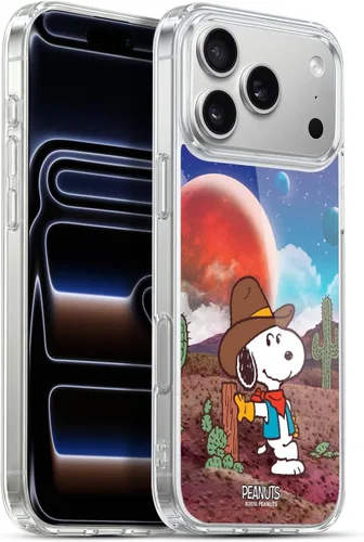 Vista 60 de Head Case Designs Funda de gel con licencia oficial de Peanuts Nebula Cactus Needles Snoopy Space Cowboy [protección de grado militar] compatible