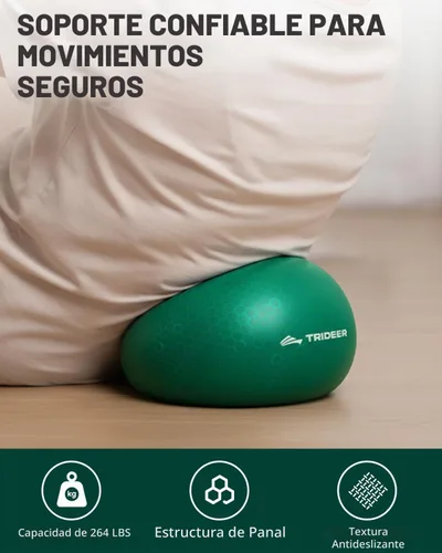 Vista 4 de Trideer Exercise Balls Physical Therapy, 9 Inch Pilates Ball Between Knees for Physical Therapy, Mini Exercise Ball - Yoga Ball, Small Workout Balls