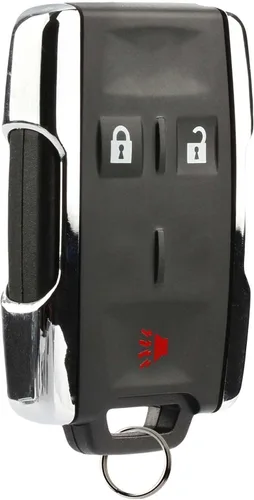 Vista 9 de Llavero de arranque remoto de entrada sin llave compatible con Chevy Silverado Colorado/GMC Sierra Canyon 2014 2015 2016 2017 (M3N-32337100 cromado)