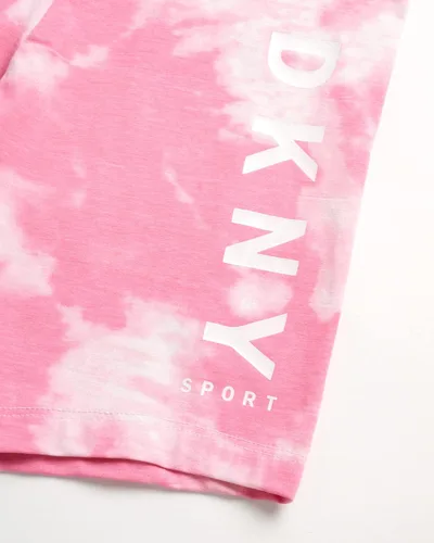 Vista 4 de DKNY Pantalones cortos de ciclismo para niñas, atléticos, de voleibol, gimnasio, para niñas, de fútbol, gimnasia, debajo del vestido, paquete de 2