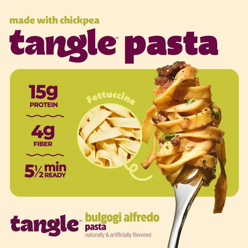 Vista 8 de Tangle Bulgogi Alfredo - Pasta instantánea, 0.53 oz de proteína