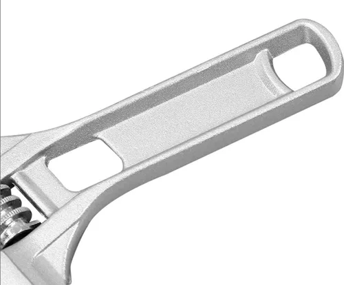 Vista 4 de Adjustable Wrench Large Opening Bathroom Spanner Wrenches Wide Jaw 6-68mm Aluminum Alloy Spanner Wrenches Shank Plumber