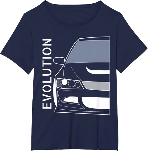 Vista 22 de Camiseta Evo 8 Design Turbo JDM Classic Legends, Negro, S