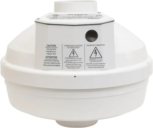 Vista 9 de Festa AMG Eagle Extreme EC Ventilador de Radón - Ventilador Silencioso y Eficiente Energéticamente de 304 CFM Sistema de Mitigación de Radón