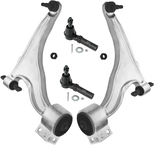 Vista 146 de Detroit Axle - 4 piezas de brazos de control traseros para Ford C-Max, Focus, Mazda 3 5, Volvo C30, C70, S40, V50, 4 brazos de control superiores e