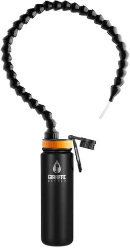 Vista 9 de Giraffe Bottle Tower - Sistema de bebida manos libres, botella aislada de acero inoxidable (longitud 15 pulgadas / 15.0 in)