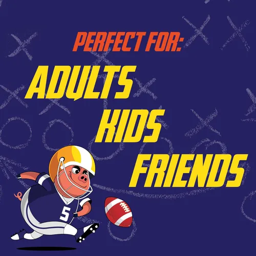 Vista 5 de Pick Six – ¡El mejor juego de cartas con temática de fútbol americano! Juego de cartas estratégico para niños y adultos. Ideal para fiestas y noches