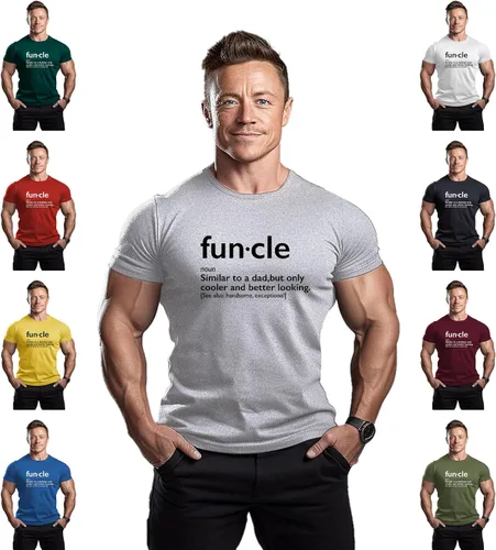 Vista 3 de Similar a un papá pero solo más fresco y mejor aspecto - Camiseta de culturismo para hombre Fitness Moda