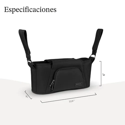 Vista 6 de UPPAbaby Carry-All - Organizador para padres, ajuste universal, color carbón