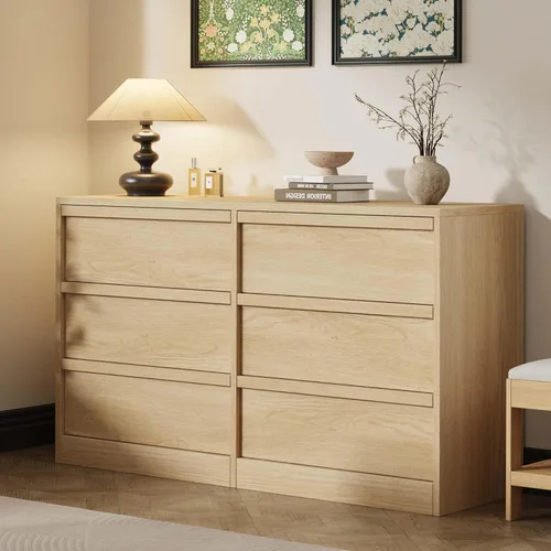 Vista 14 de Garvee Cómoda 4 para dormitorio, cómoda de 39.3 pulgadas de alto, cajón vertical independiente con almacenamiento, almacenamiento de madera