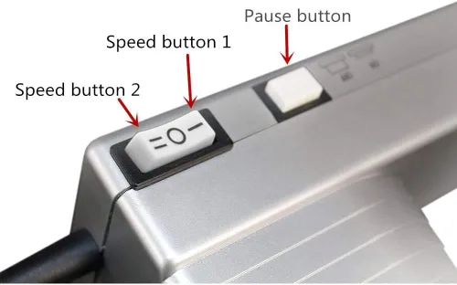 Vista 3 de Shule Máquina eléctrica para hacer pasta con motor Set Máquina de rodillo de pasta de acero inoxidable Plata