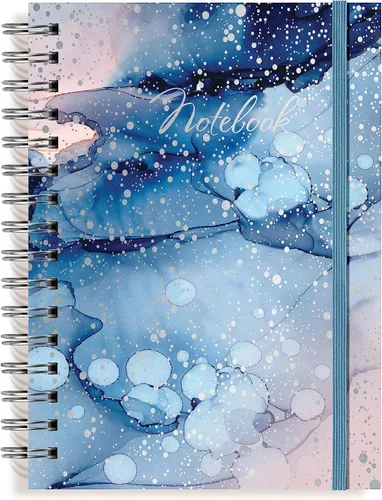 Vista 13 de Designer Greetings, Designer Papers - Diario de tapa flexible con banda elástica, diseño de flores aisladas Bloom, 320 páginas (6" x 8.25")