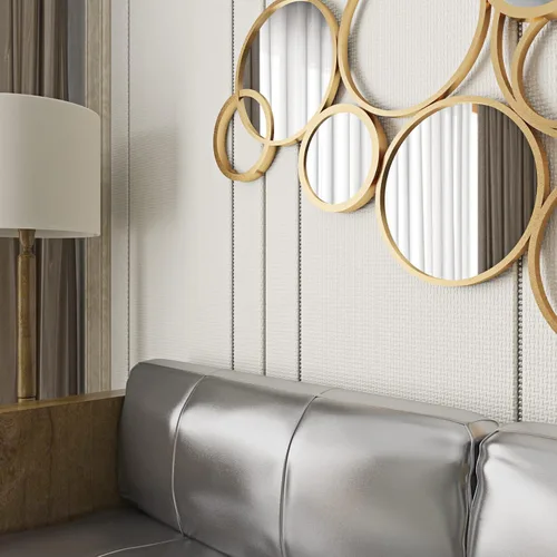 Vista 8 de FunStick Adhesivos de pared flexibles para espejos, 12 x 78.8 pulgadas, autoadhesivas, sin vidrio, adhesivos reflectantes para espejo de seguridad