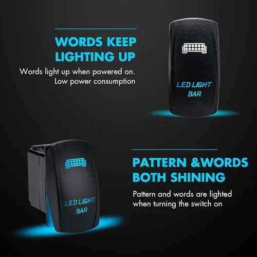 Vista 7 de 1 arnés de cableado de plomo para barra de luz LED — Kit IP68 de nailon de 12V 40A 300W 16AWG Nylon Wiring Harness 40A Relay + 30A Fuse Fits