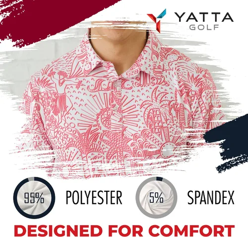 Vista 5 de YATTA GOLF Standout Performance - Polos de golf para hombre