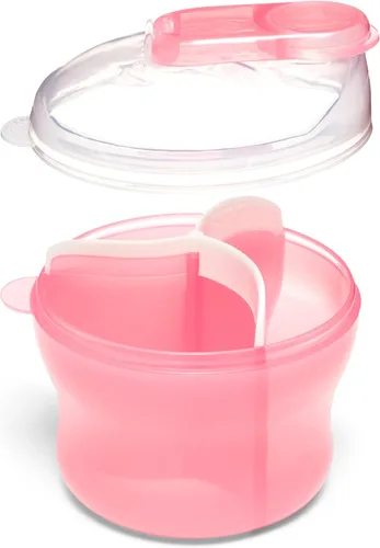 Vista 5 de Munchkin Dispensador de fórmula para bebés para alimentación con biberón, rosa, 9 onzas