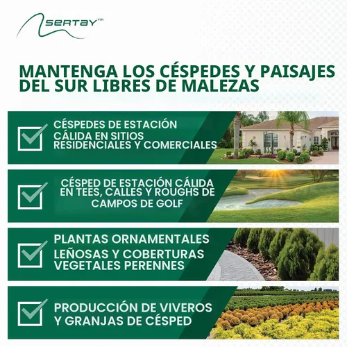 Vista 3 de Atticus Herbicida Sertay (1.25 onzas) – Asesino de malezas de sulfosulfurón para césped del sur – Control de malezas post emergente – Sedge