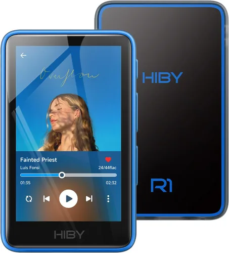 Vista 11 de HiBy R1 Reproductor de MP3 HiFi con Bluetooth 5.1 Tidal Qobuz DSD 256 Reproductor de Música Sin Pérdidas Nativo con Pantalla Táctil/Audio Hi-Res