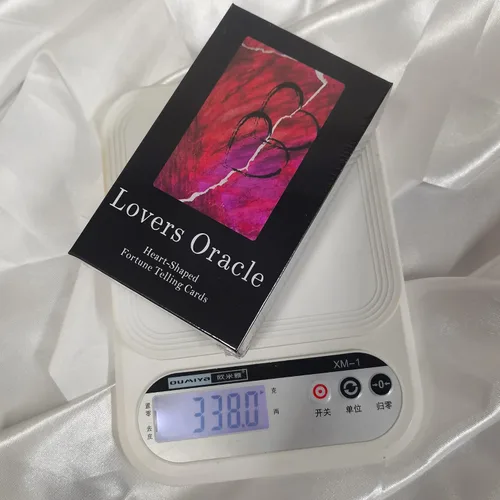 Vista 4 de Han Yu Bowen Love Oracle & Tarot Cards - Baraja de 80 cartas de llama gemela con mensajes