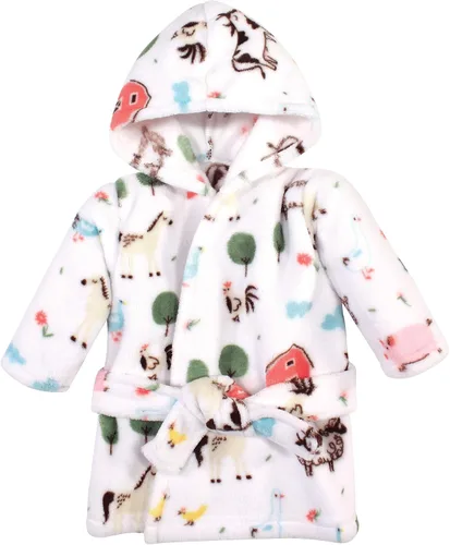 Vista 19 de Hudson Baby - Bata de baño unisex de peluche con cara de animal para bebé Azteca
